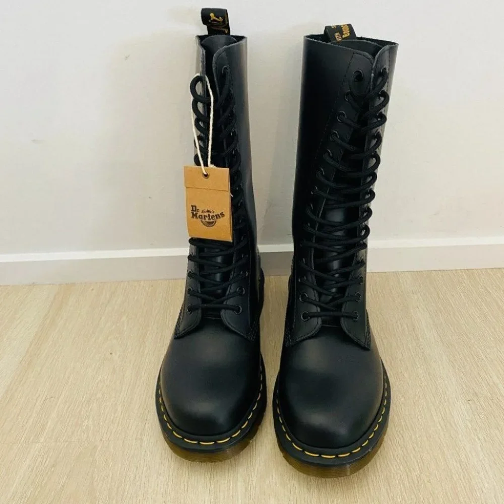 Dr. Martens Brand New 11855 Smooth Taller Boots Leather Combat Boots Women's 9 - Picture 4 of 11